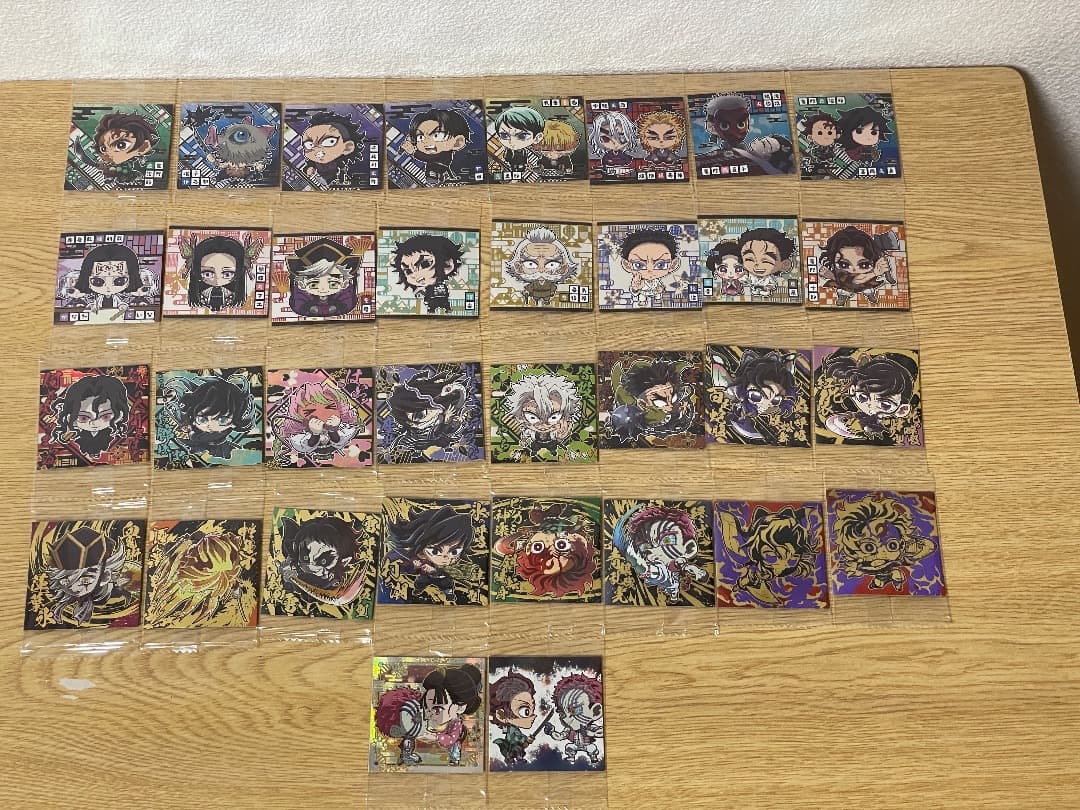 鬼滅の刃　ディフォルメシールウエハース 其ノ十四　フルコンプリート　３４種類