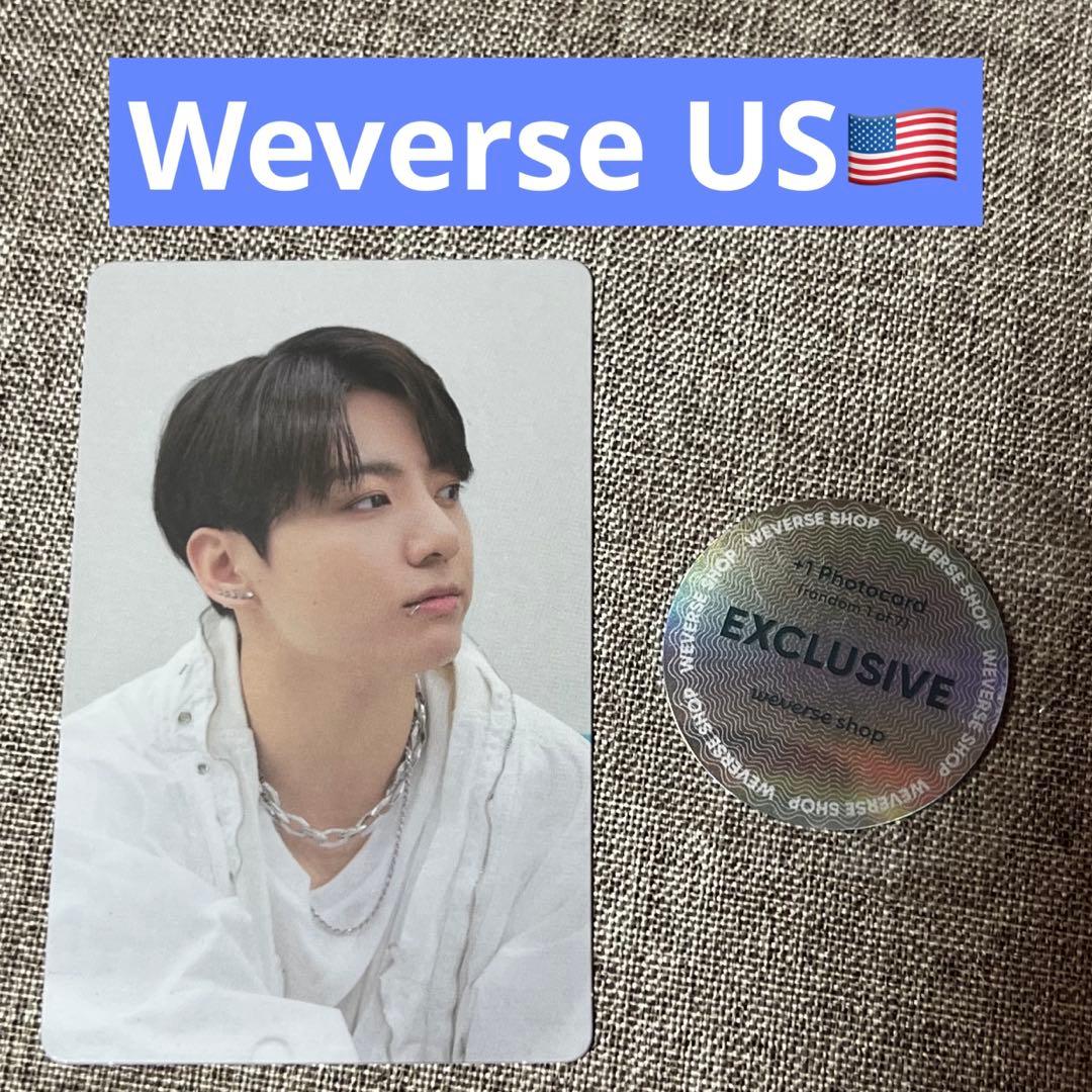 BTS PTD Weverse US アメリカ 特典 トレカ ジョングク グク