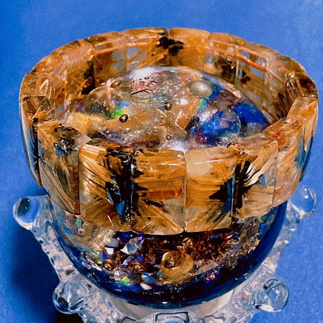 しのぶ先生✨️太陽タイチンルチルバングル✨️ブレスレット✨️