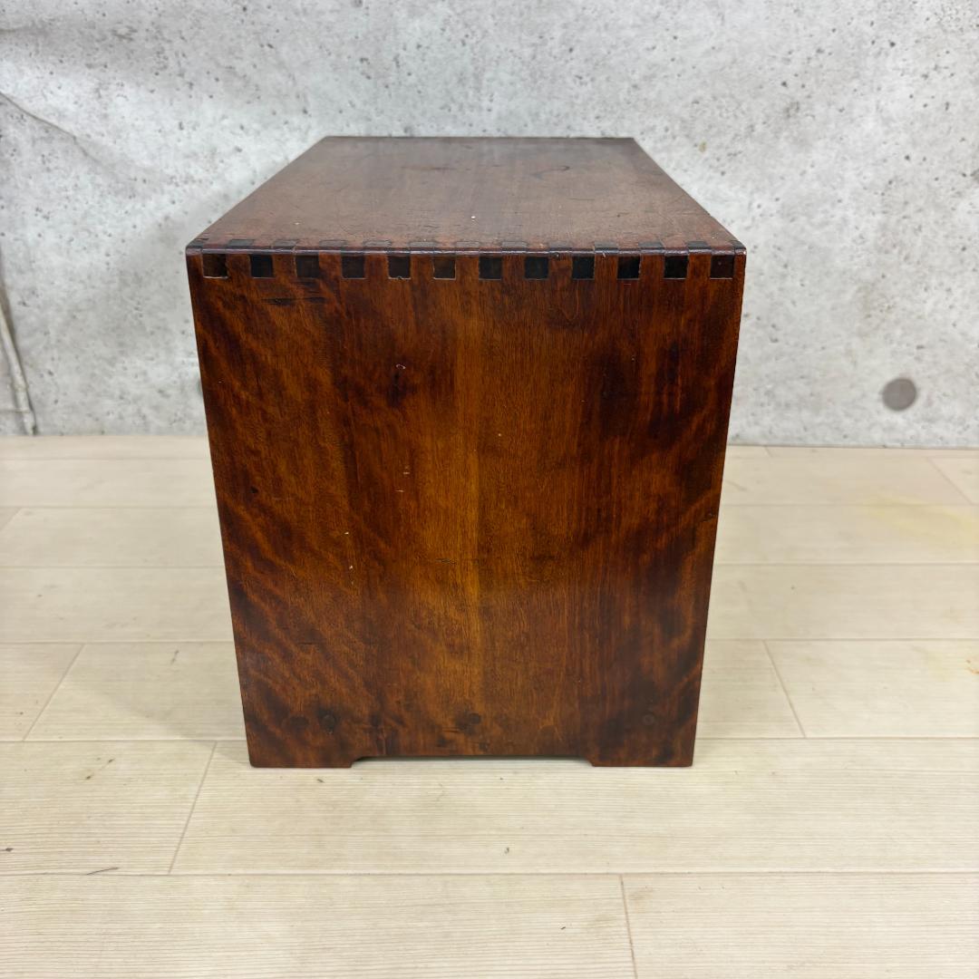 アンティーク ウッド ミニ キャビネット 小物入れ 木製ボックス レトロ