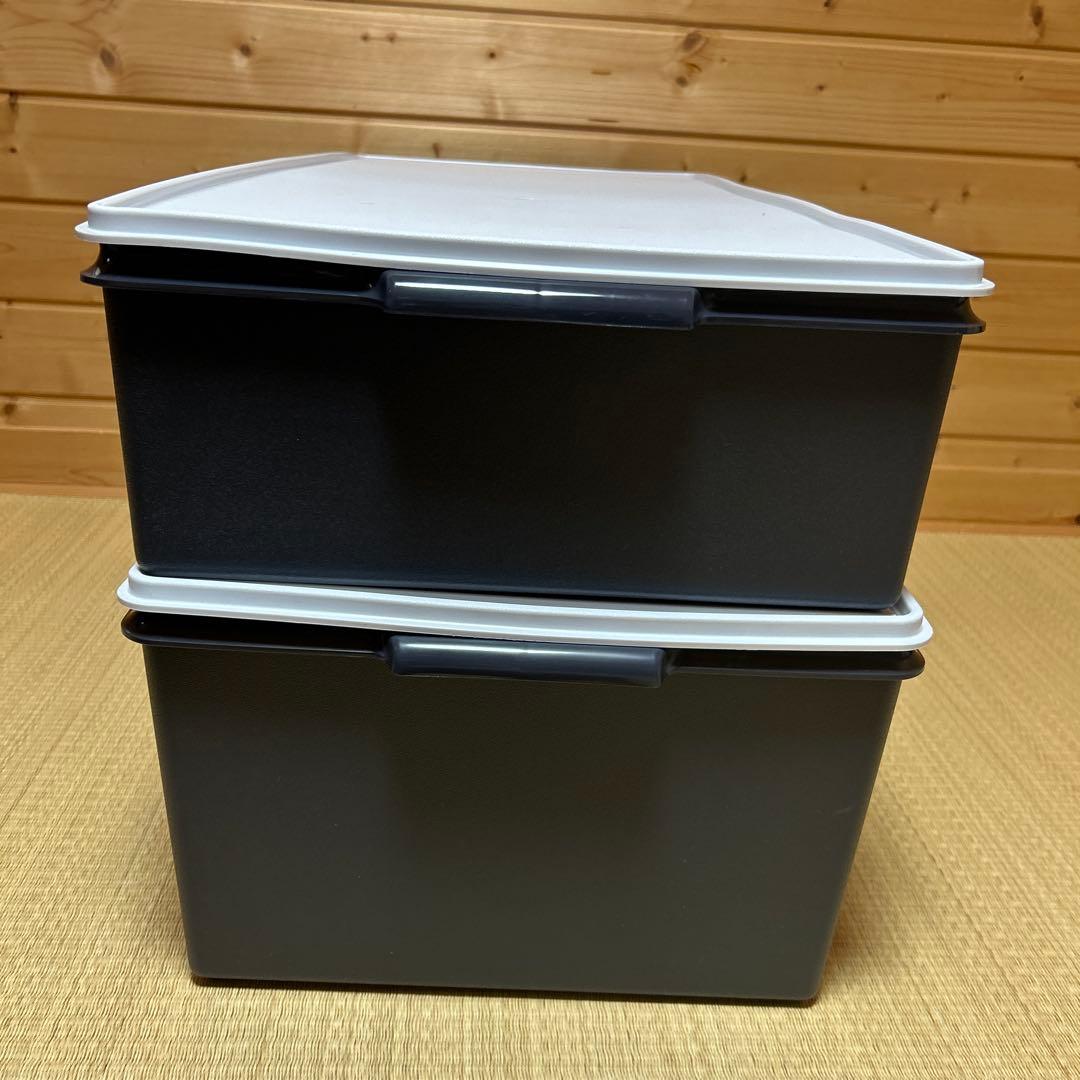 タッパーウェア　スーパーロングケース　ディープロングスーパーケース2個セット