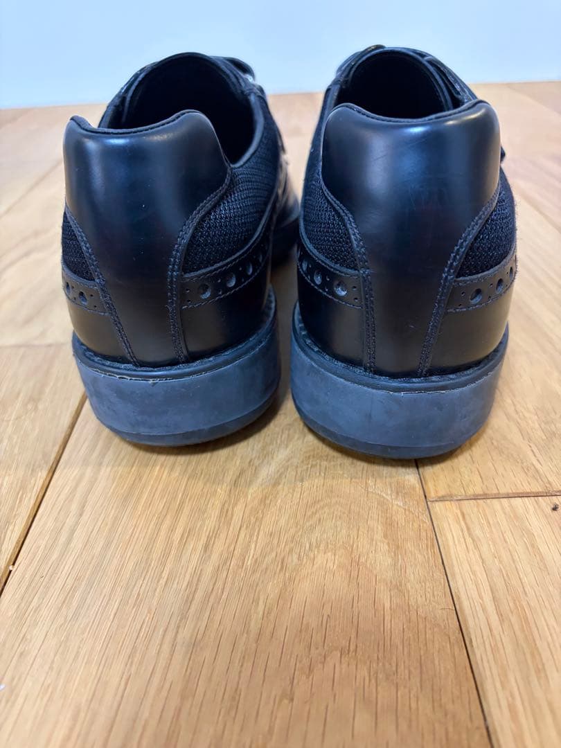 PRADA ブラック モンクストラップシューズ