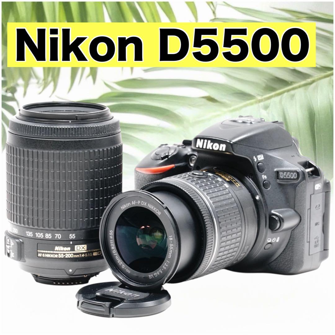 Nikon D5500 スマホ転送 初心者大歓迎 手振れ補正付き 一眼レフ