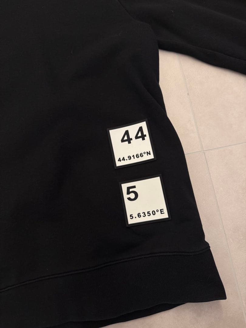 MONCLER ブラック トレーナー サイズM