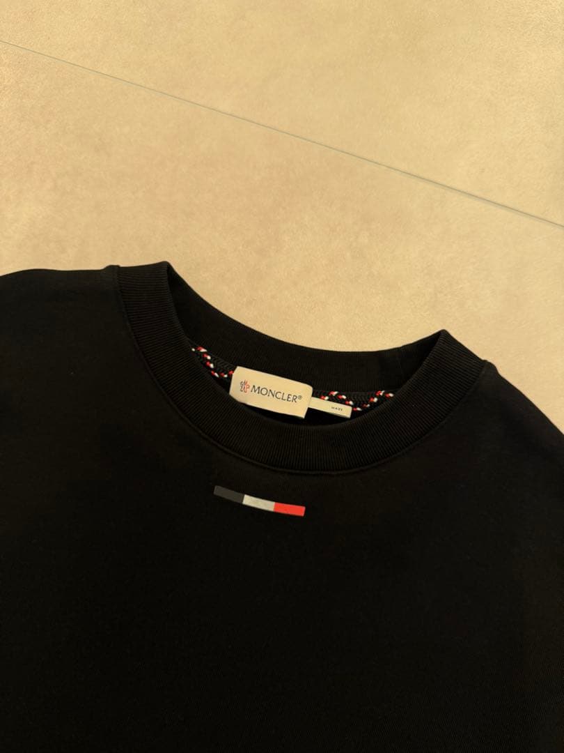 MONCLER ブラック トレーナー サイズM