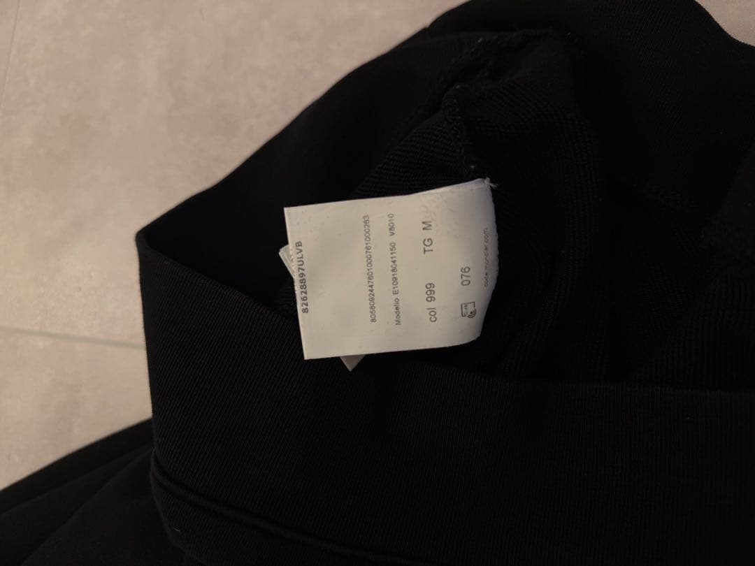 MONCLER ブラック トレーナー サイズM