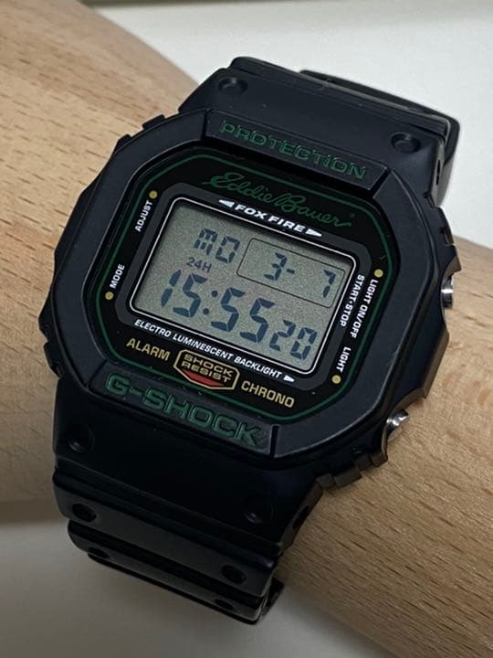 コラボ/G-SHOCK/スピード/ビンテージ/DW-5600/エディーバウアー