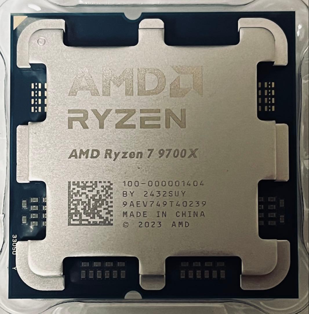 【新品バルク品】AMD RYZEN 7 9700X 8C/16T AM5 CPU