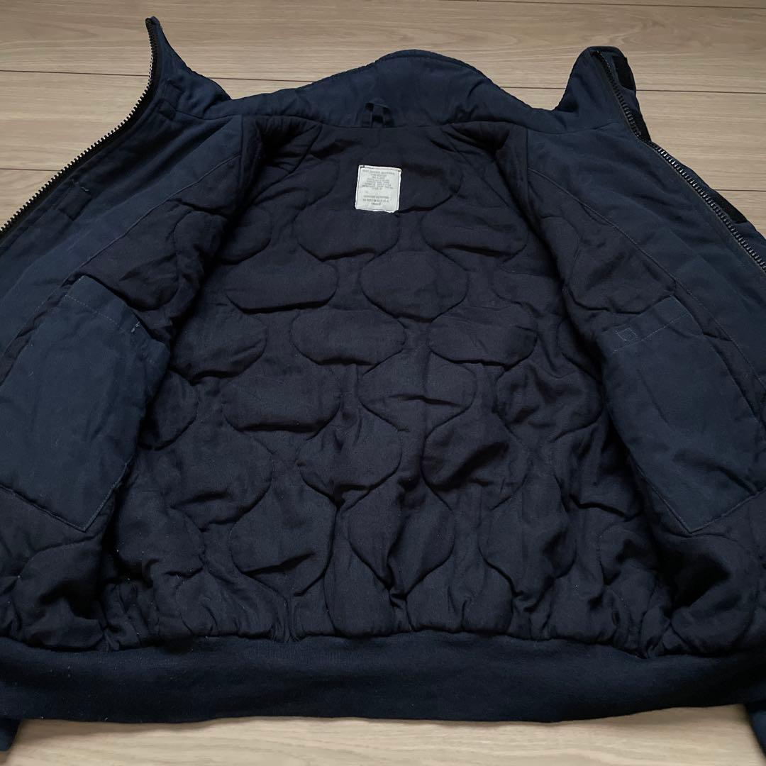 希少 00s 米軍 実物 シップボード ジャケット ステンシル XL アラミド