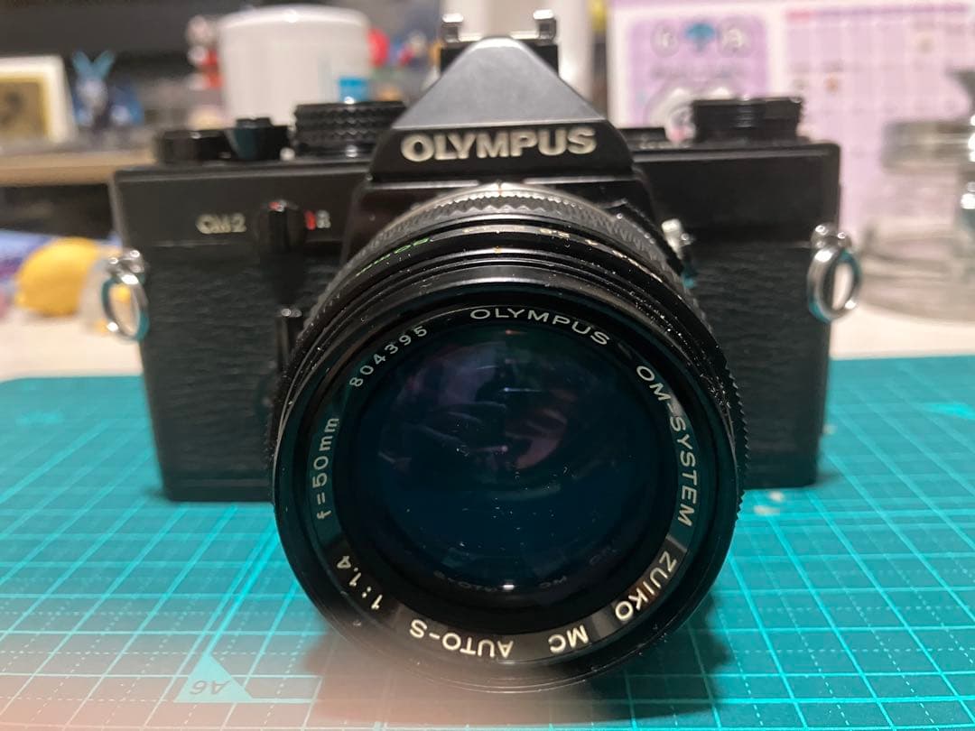 olympus om-2 50mm f1.4レンズ　ケース付