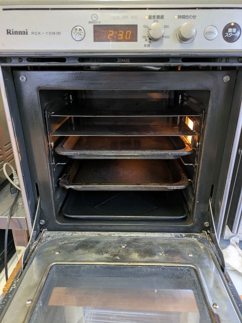 リンナイ　高速ガスオーブン　RCK-10M(a) LPガス 2001年式