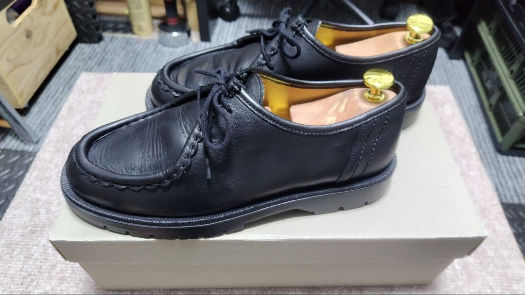 KLEMAN 黒 PADRE 40 チロリアンシューズ