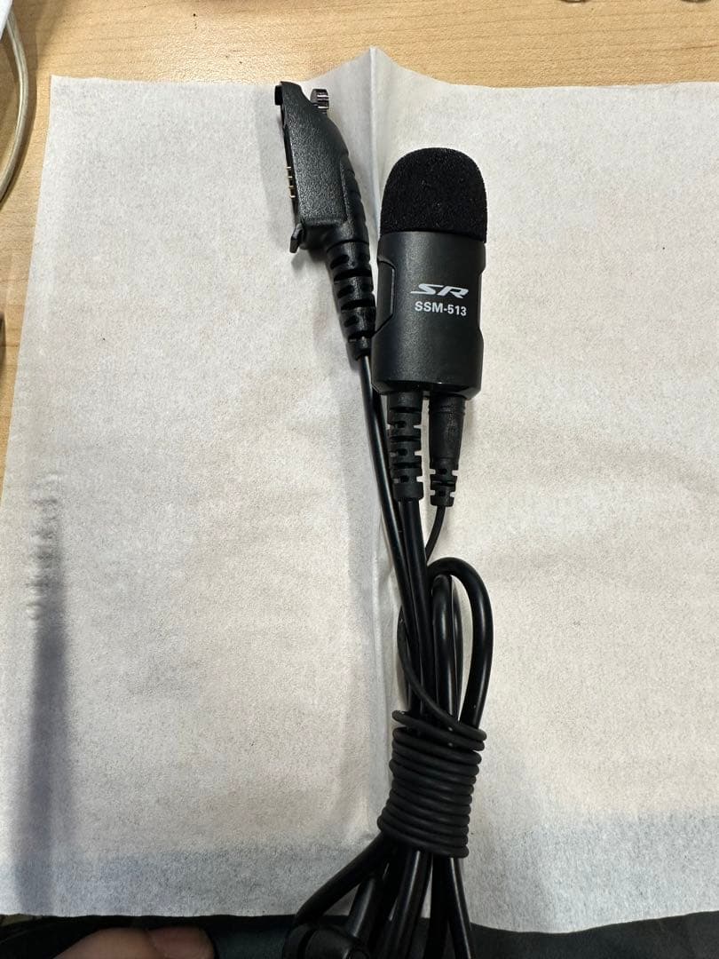 5点セットSSM-513ヘビーデューティータイピンマイク＆イヤホン(カナルタイプ