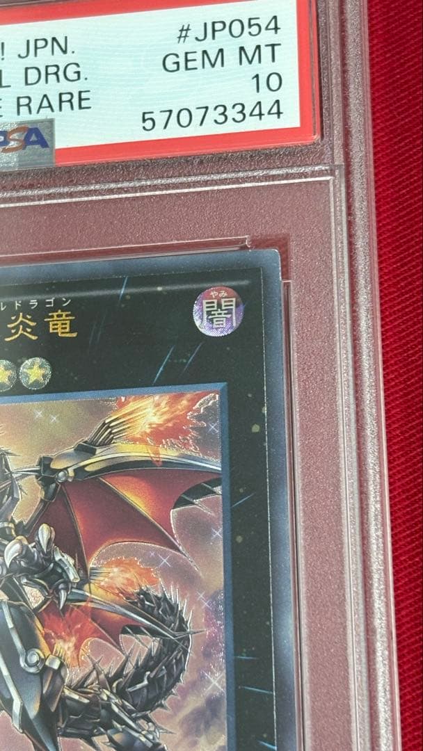 遊戯王 真紅眼の鋼炎竜 レッドアイズフレアメタルドラゴン PSA 10
