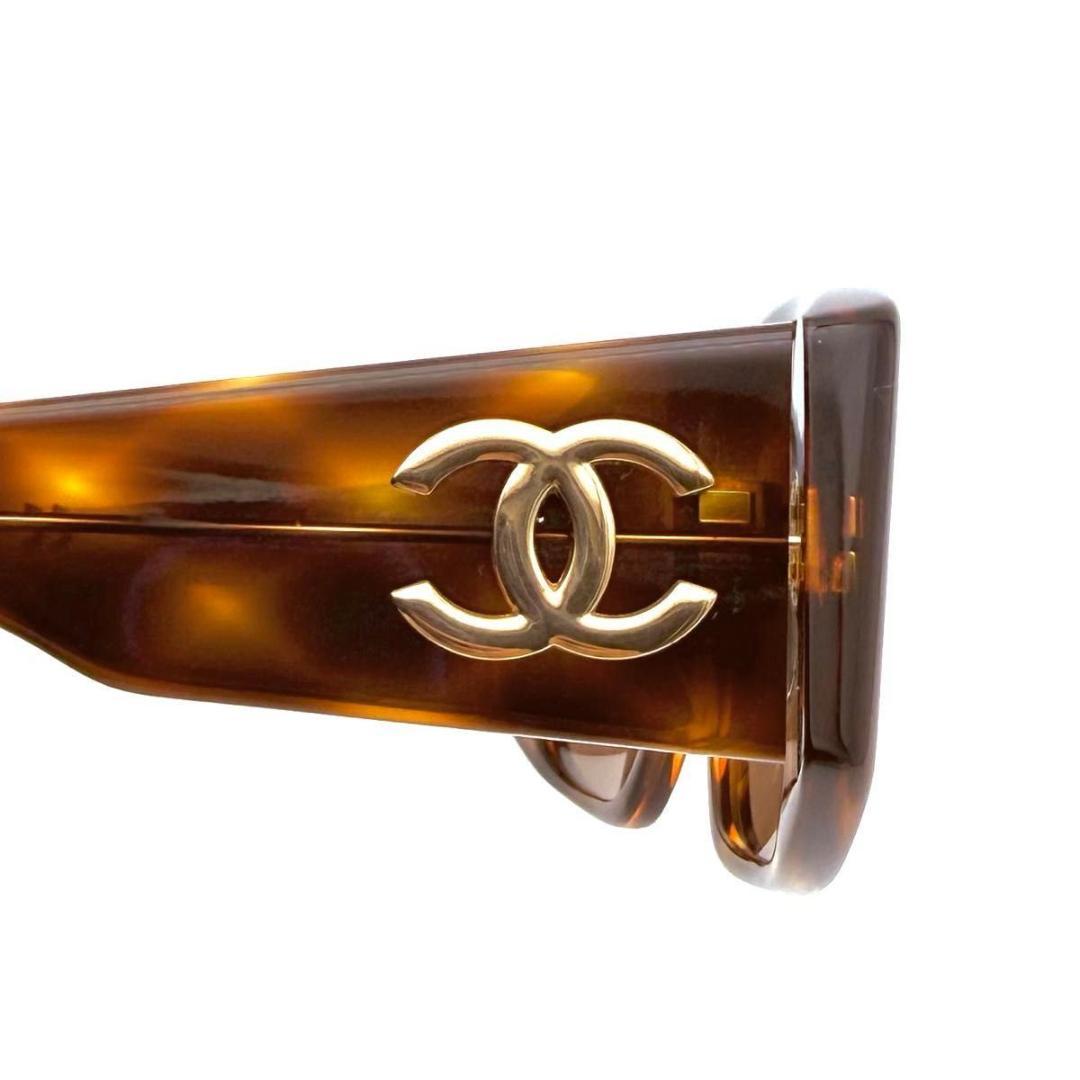【美品】CHANEL シャネル　ココマーク　ウェリントン　サングラス　ベッコウ柄