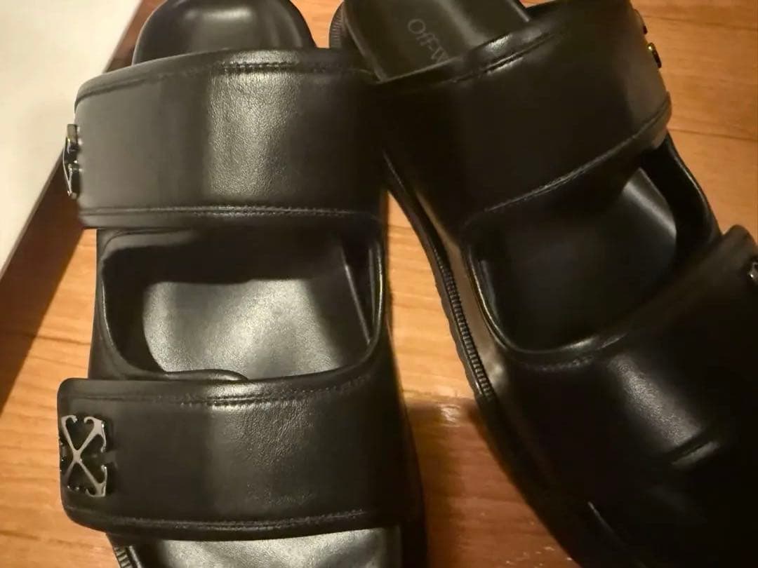 OFF-WHITE オフホワイト レザーサンダル 41