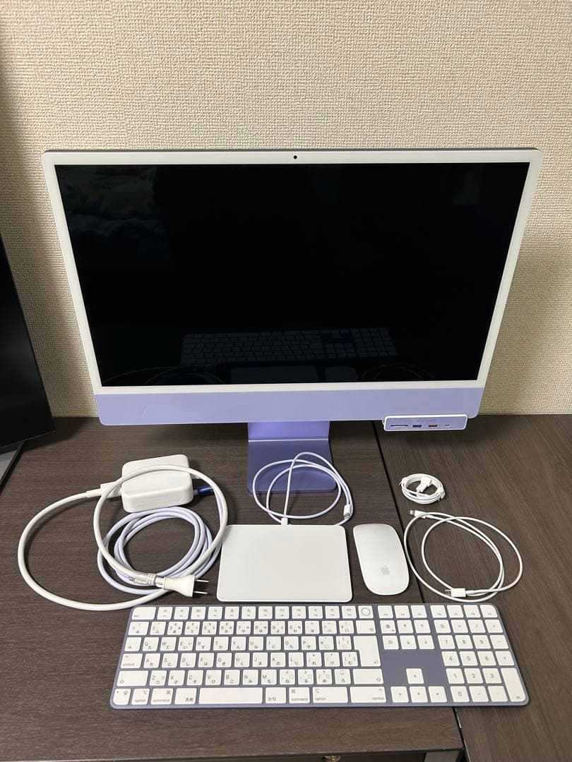 iMac 24インチ 最上位モデル4.5K 16GB 2TBと付属品