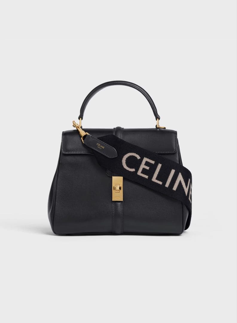 CELINEジャカード ロングストラップ / ウール