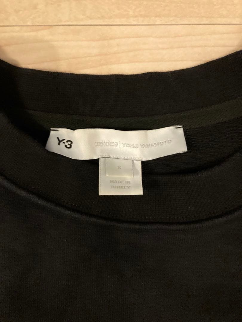 Y-3 ワイスリー スウェット トレーナー ブラック ボックスロゴ