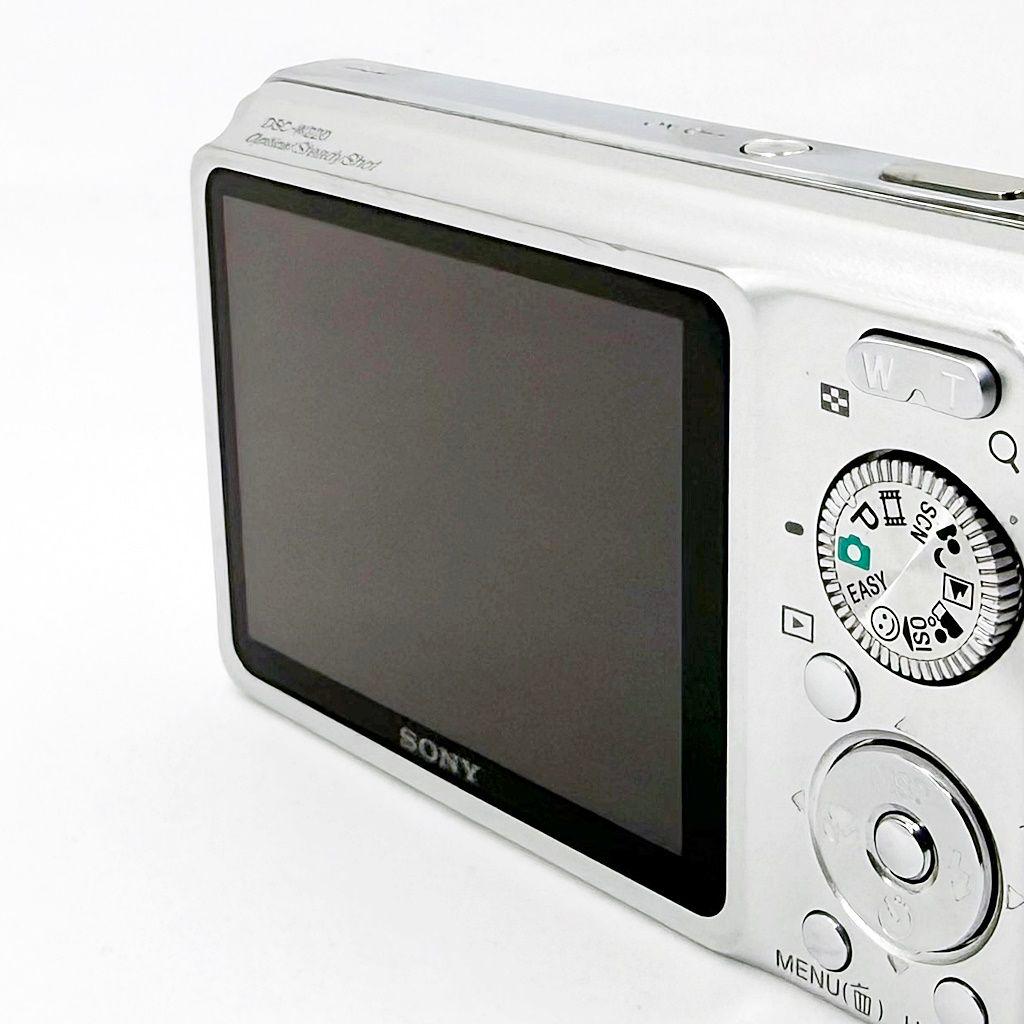 ソニー Cyber-shot DSC-W220 SC シルバー コンデジ カメラ