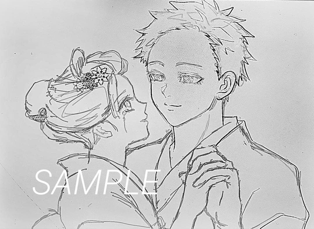 ご予約済み　手描きイラスト