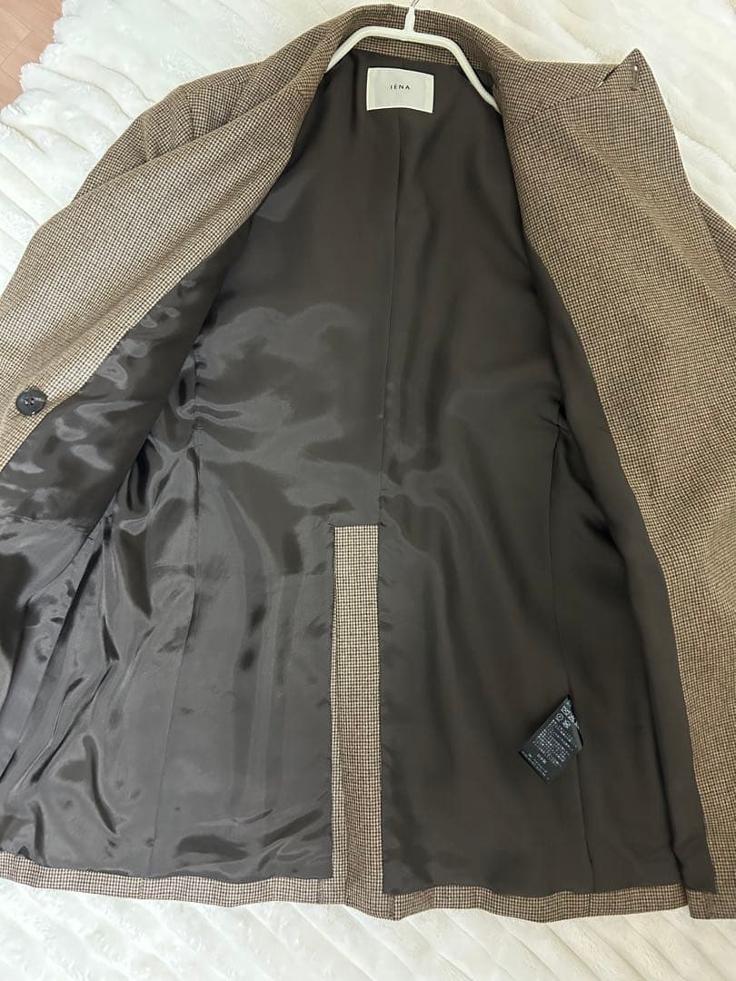 IENA ガンクラブチェックジャケット 36