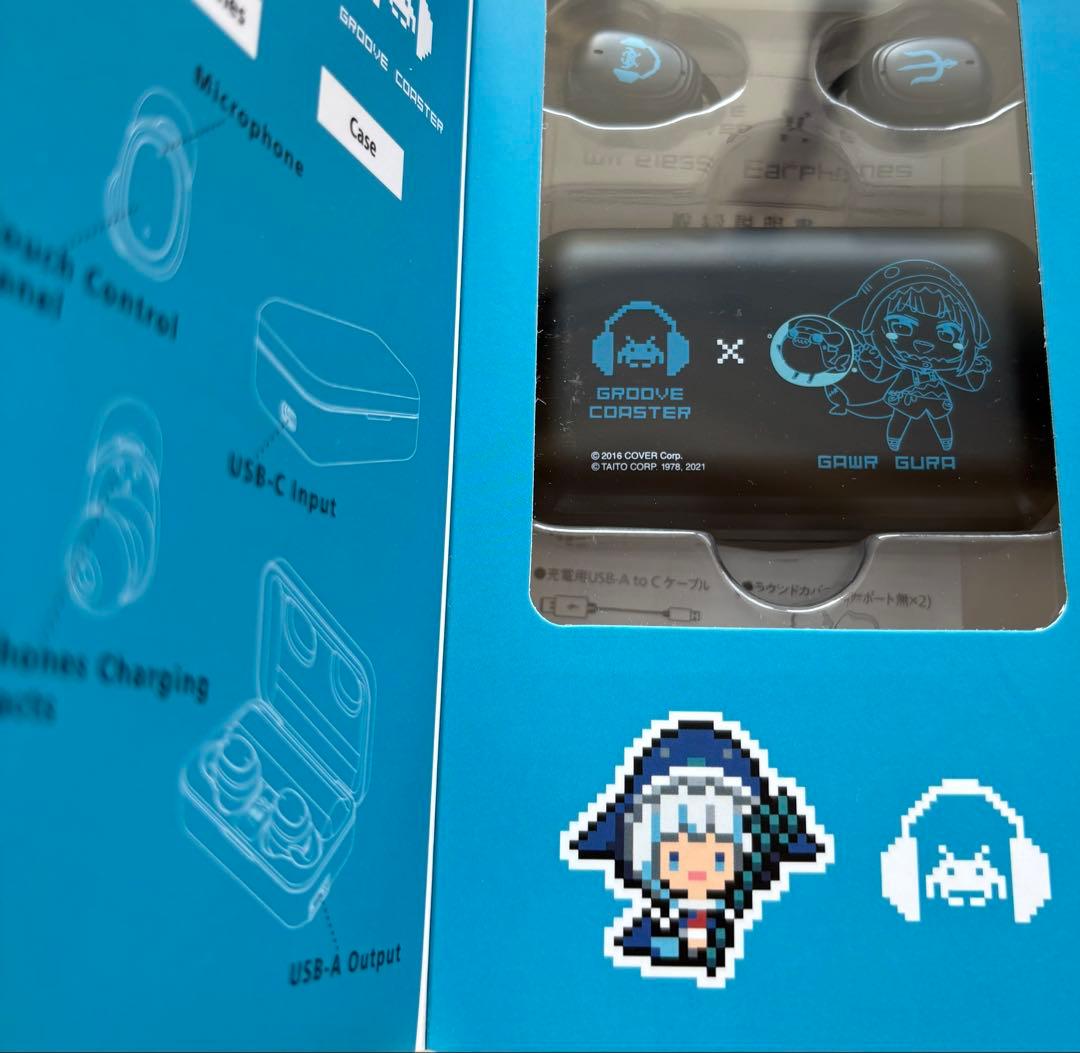 【新品未使用】ワイヤレスイヤホン ホロライブ English がうる・ぐら