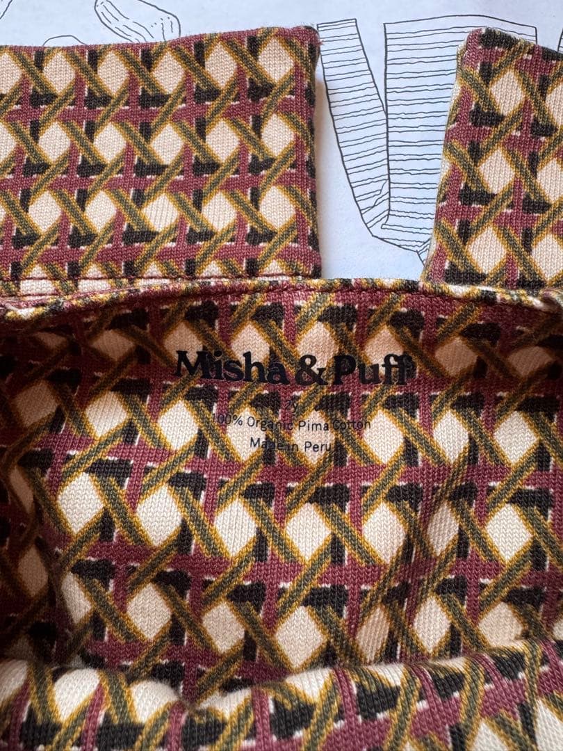 ロンパース・カバーオール Misha & Puff Long overall lattice