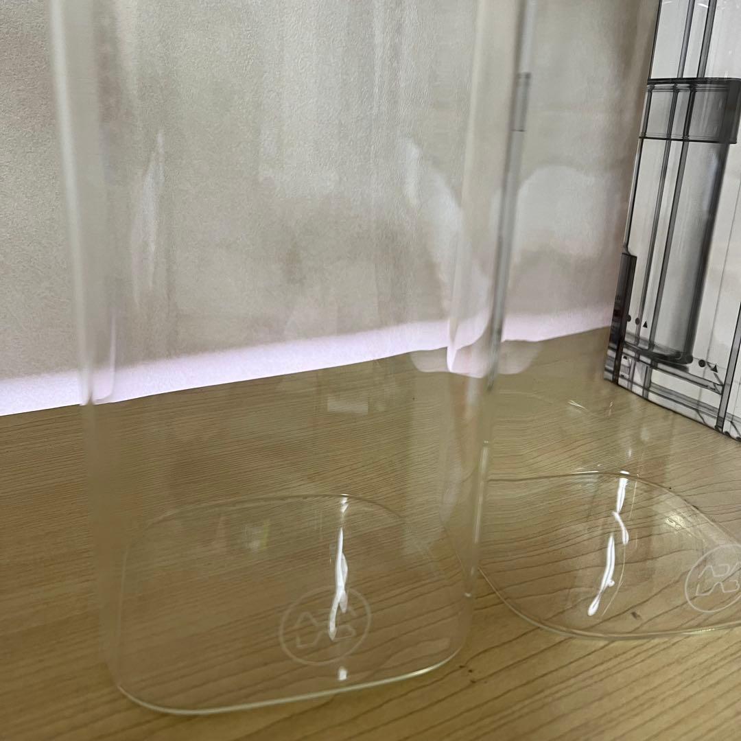 GLASS POT KAKU 角型ポット 2個セット