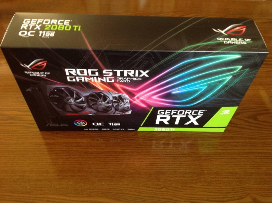 【20年9月まで保証】ASUS RTX2080Ti ROG-STRIX