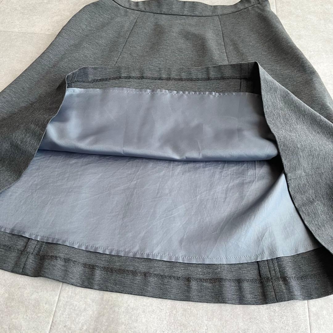 【極美品】組曲 Octaツイルジャージ テーラードジャケット スカートスーツ