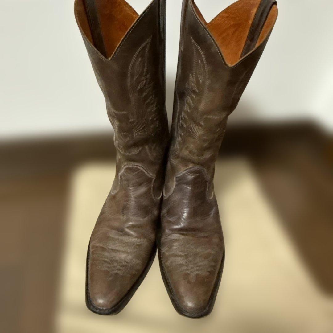 D&G ブラウン ウエスタンブーツ