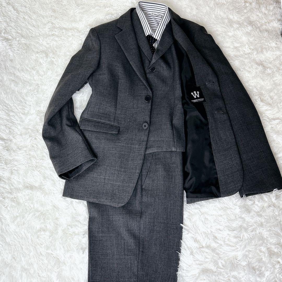 WANDER FACTORY グレー フォーマルスーツ 170A 卒業式 男の子