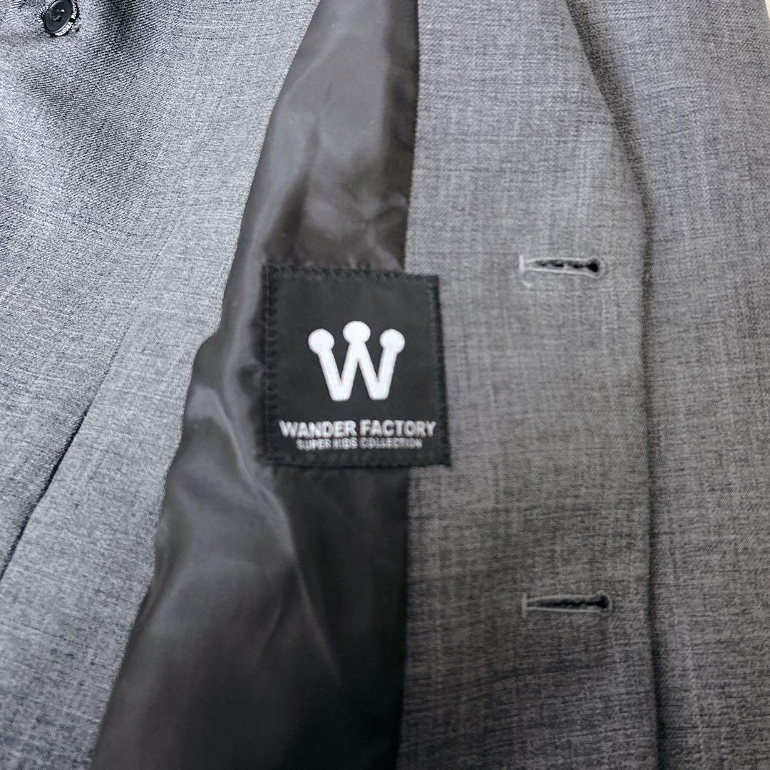 WANDER FACTORY グレー フォーマルスーツ 170A 卒業式 男の子