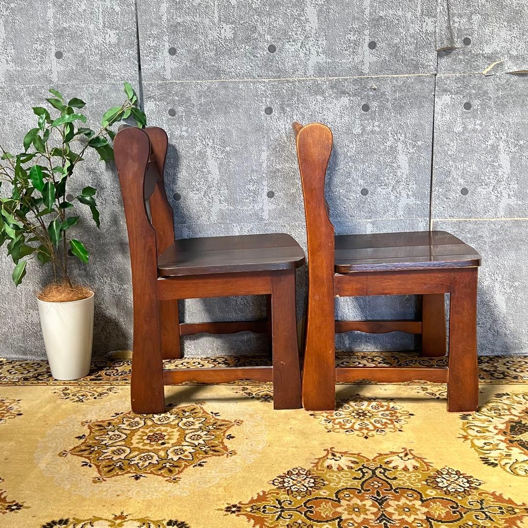 ꧁ヴィンテージ家具꧂ダイニングチェア6脚セット 食卓椅子 いす イス 昭和レトロ