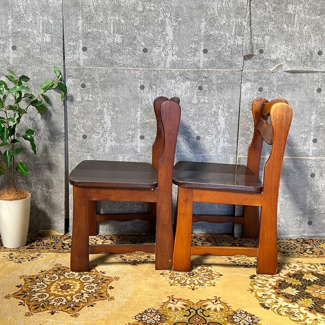 ꧁ヴィンテージ家具꧂ダイニングチェア6脚セット 食卓椅子 いす イス 昭和レトロ