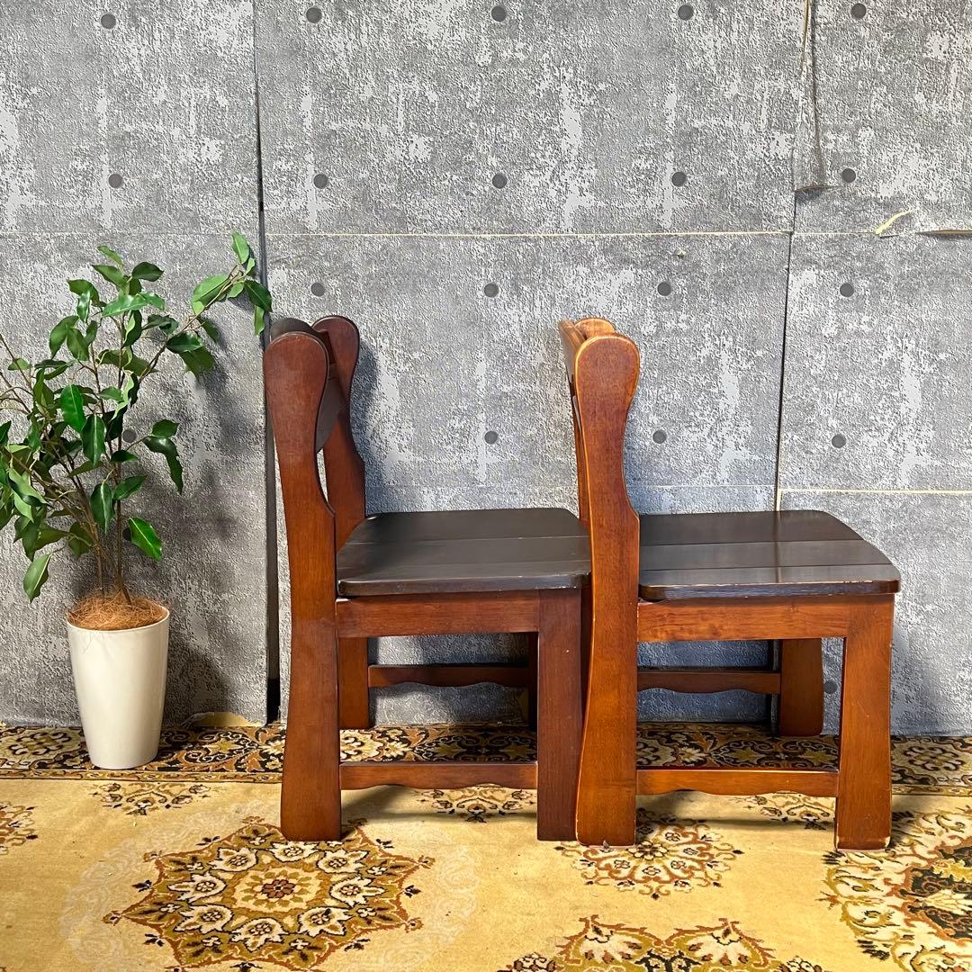 ꧁ヴィンテージ家具꧂ダイニングチェア6脚セット 食卓椅子 いす イス 昭和レトロ