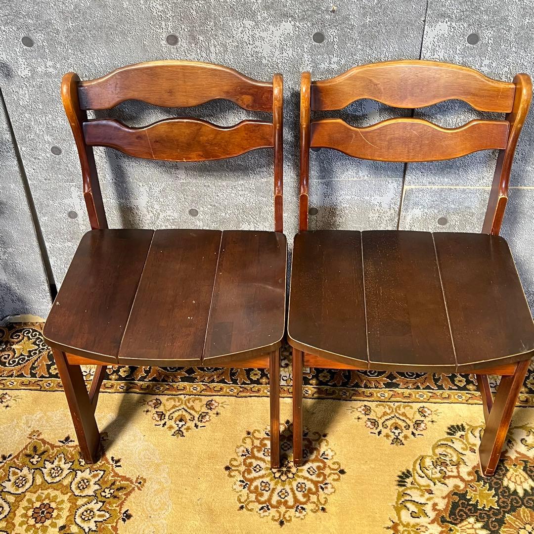 ꧁ヴィンテージ家具꧂ダイニングチェア6脚セット 食卓椅子 いす イス 昭和レトロ