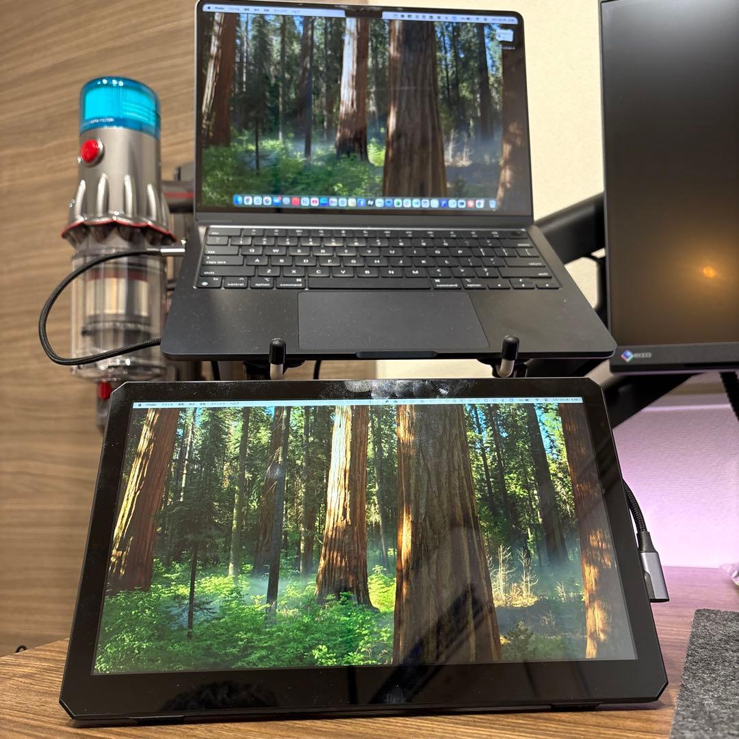 10.8インチモバイルモニター1920ｘ1080 タッチパネルType C