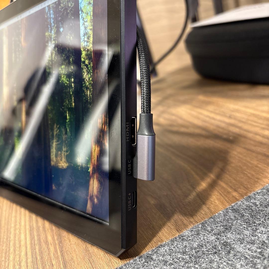 10.8インチモバイルモニター1920ｘ1080 タッチパネルType C