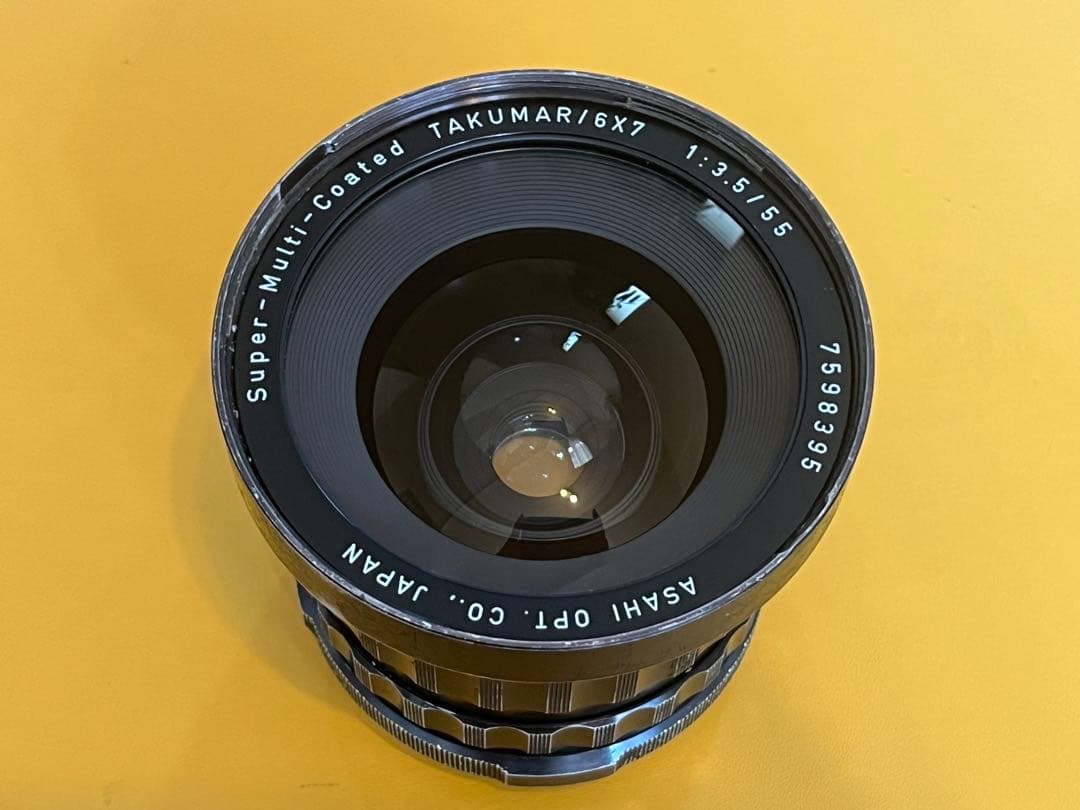 Asahi Pentax Takumar 6x7 55mm F3.5 フード付き