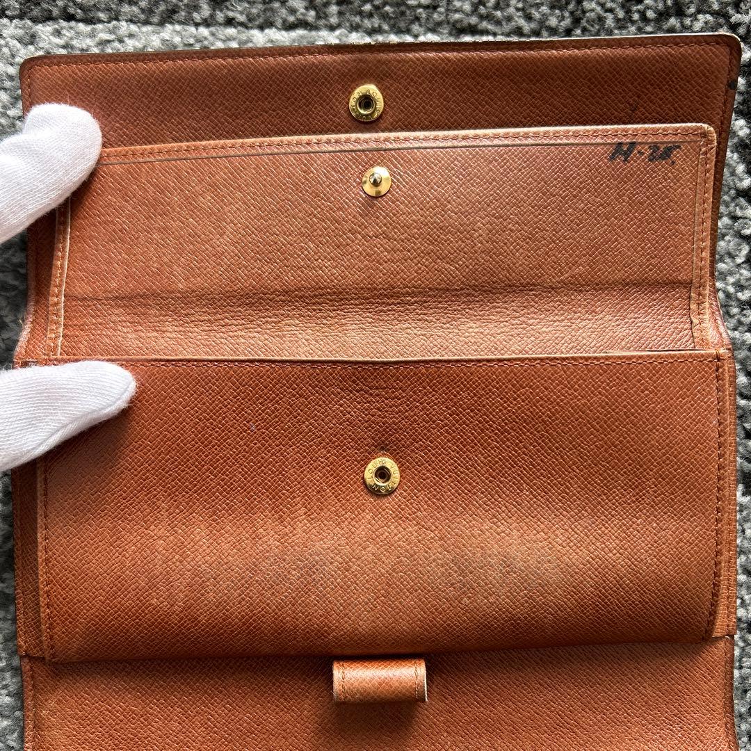 ルイ・ヴィトン　モノグラム　長財布　レトロ　ジャンク品