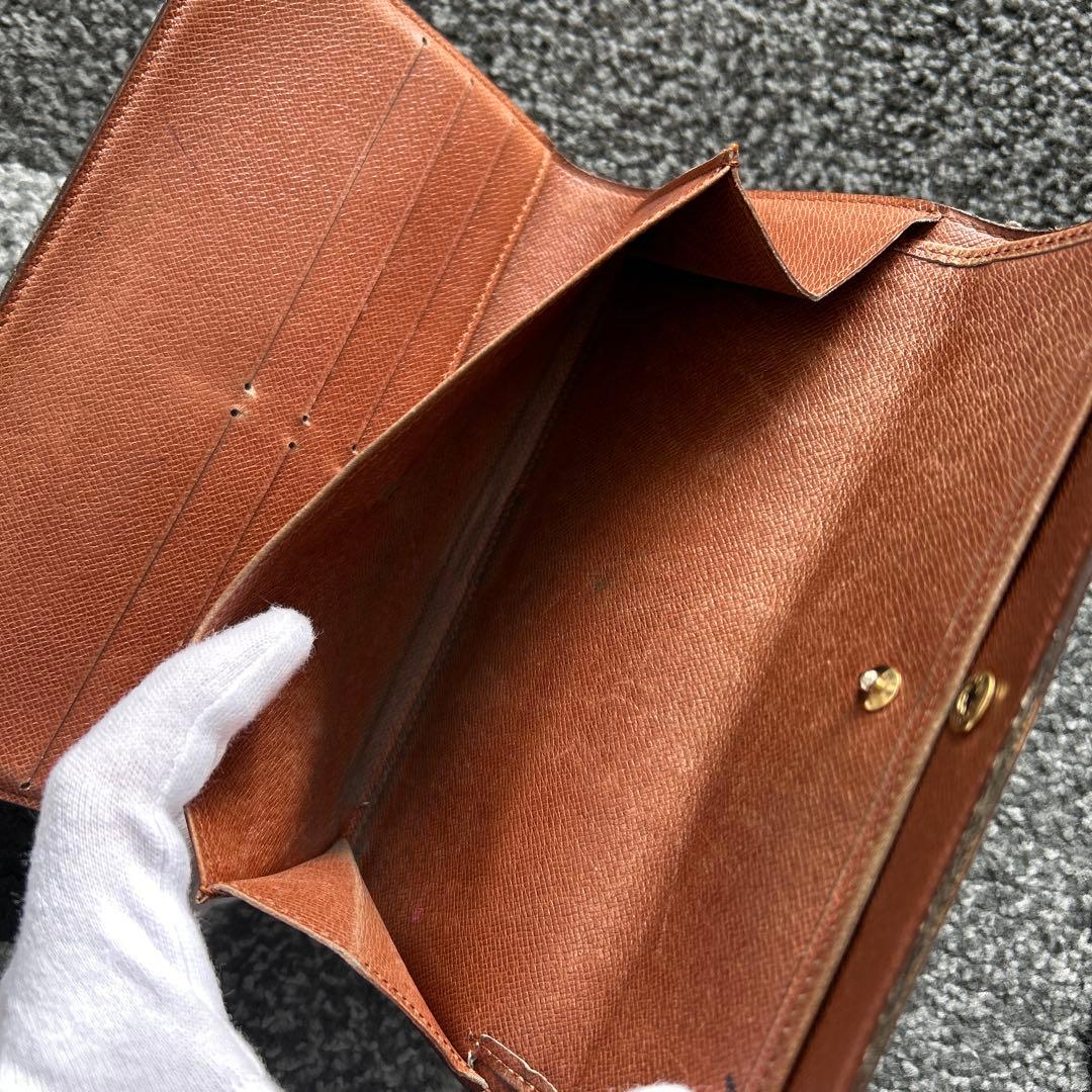 ルイ・ヴィトン　モノグラム　長財布　レトロ　ジャンク品