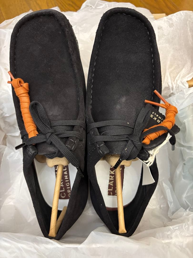 m*e様 Clarks Wallabee 黒 クラークス ワラビー