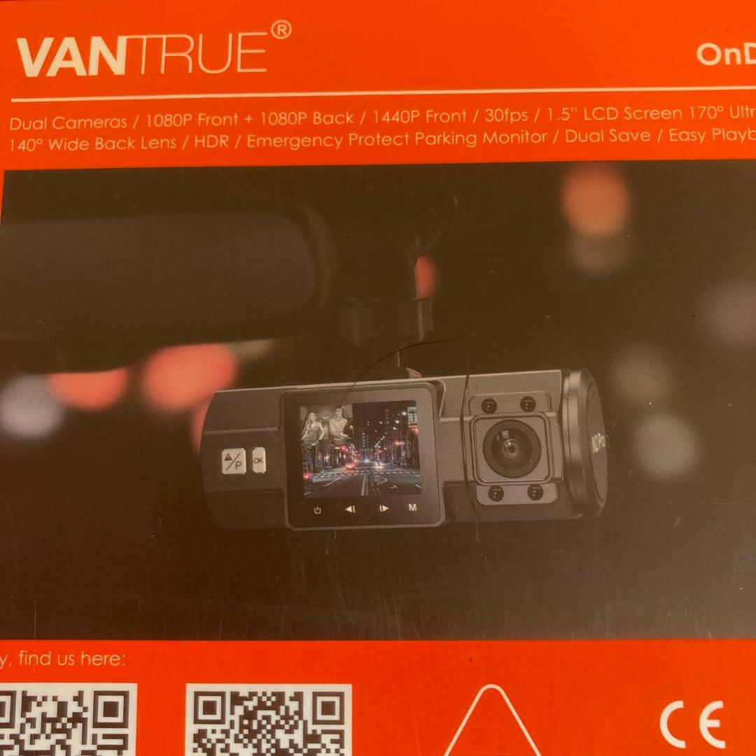 新品　VANTRUE N2 PRO ドライブレコーダー