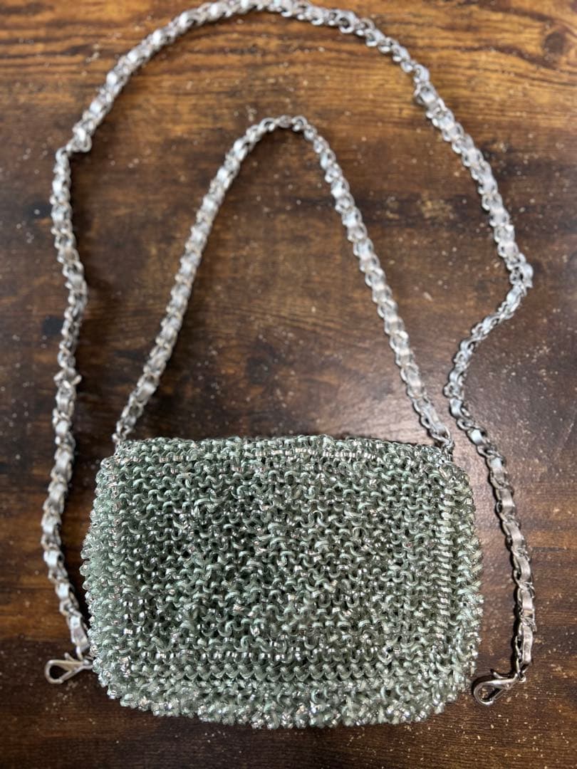 アンテプリマ　ルッケットミントグリーンパーティーバッグ