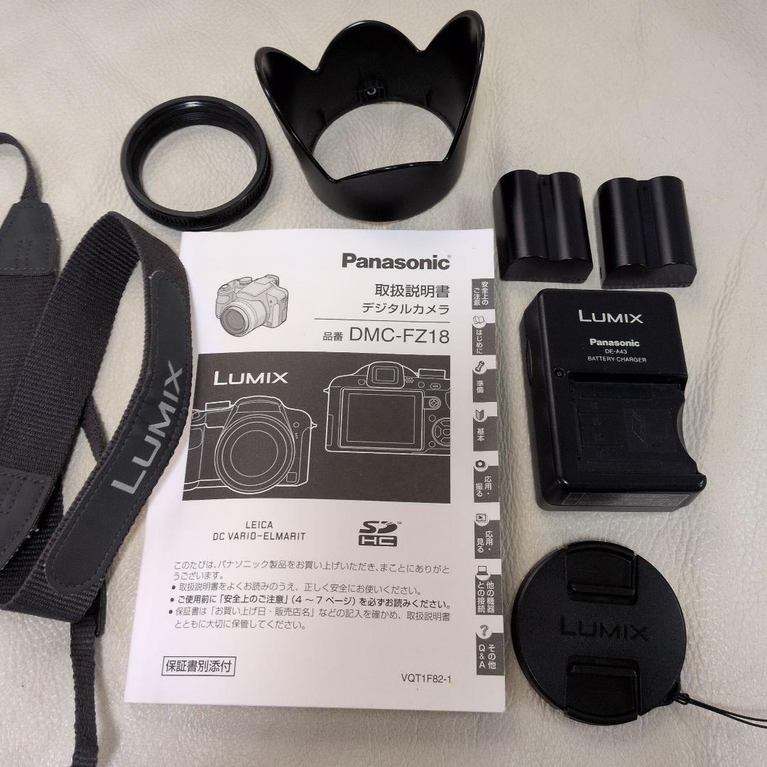 Panasonic DMC-FZ18 デジタルカメラ　コンデジ 光学18倍ズーム