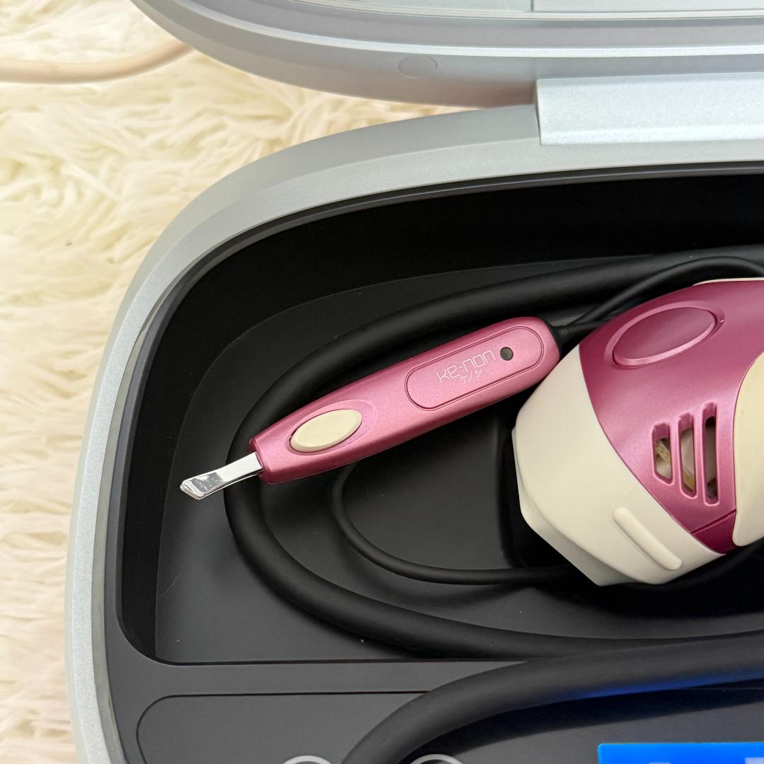 【カートリッジ3つ✨】Ke-non ケノン 本体 家庭用脱毛器 眉毛脱毛器付き