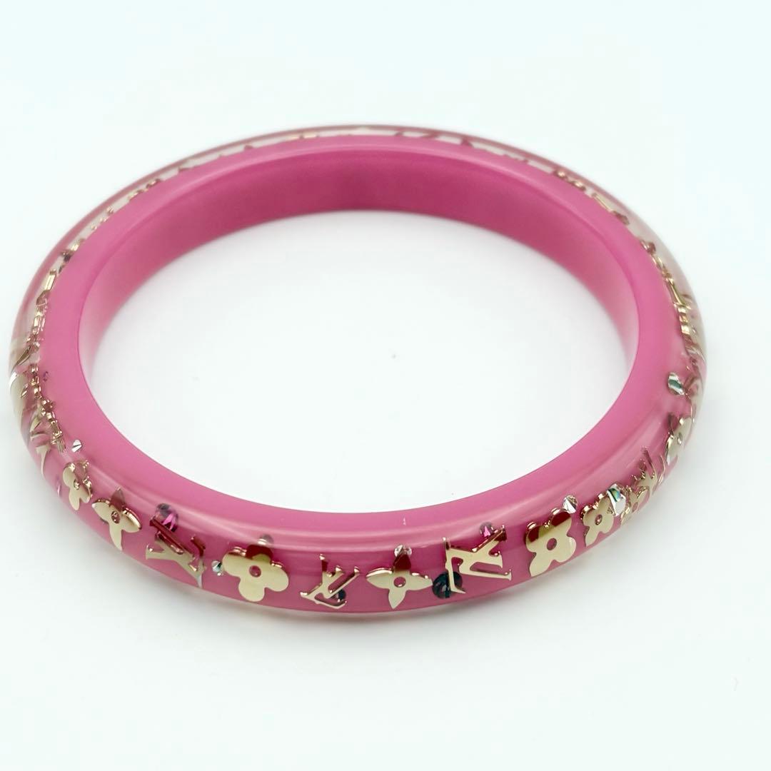 【超美品】ルイヴィトン バングル ブレスレット アンクルージョン ピンク TPM