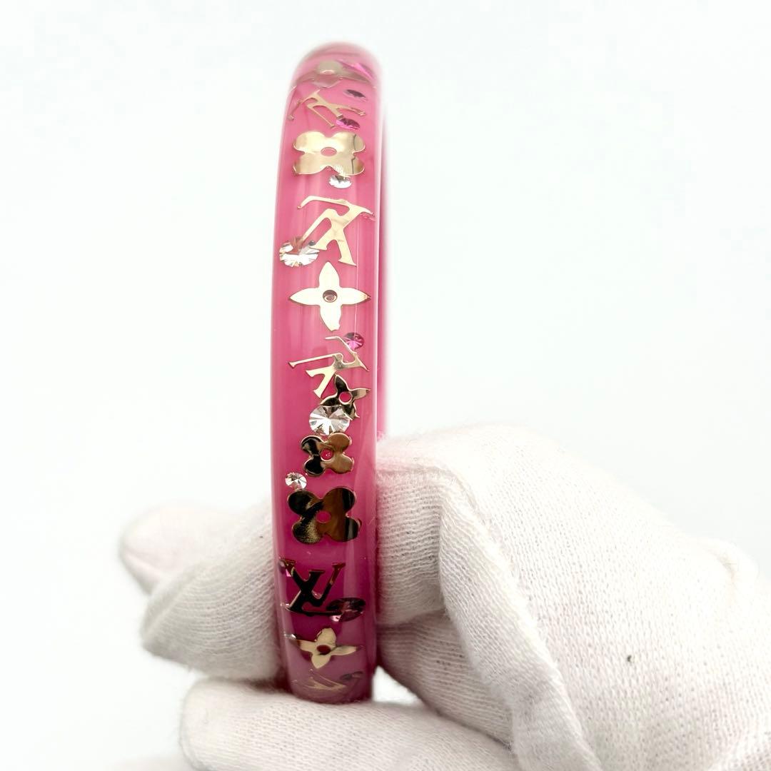 【超美品】ルイヴィトン バングル ブレスレット アンクルージョン ピンク TPM